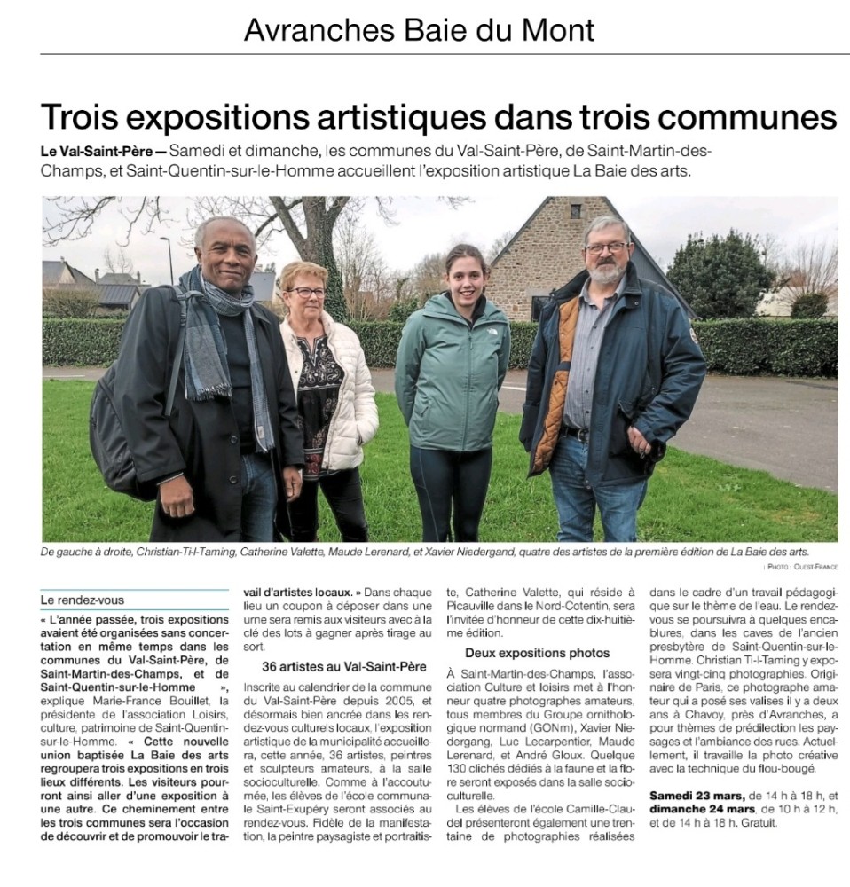 Ouest France 22 mars 2024