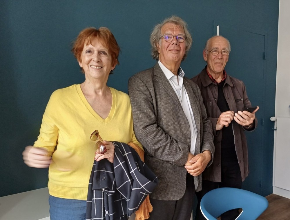 Les propriétaires de la réserve Jean et Nicole Collette et Gérard Debout