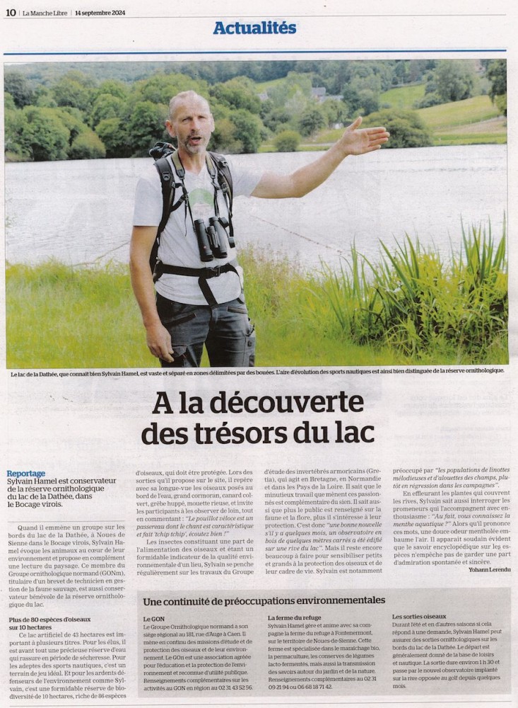 La Manche libre, éd du 15 septembre 2024