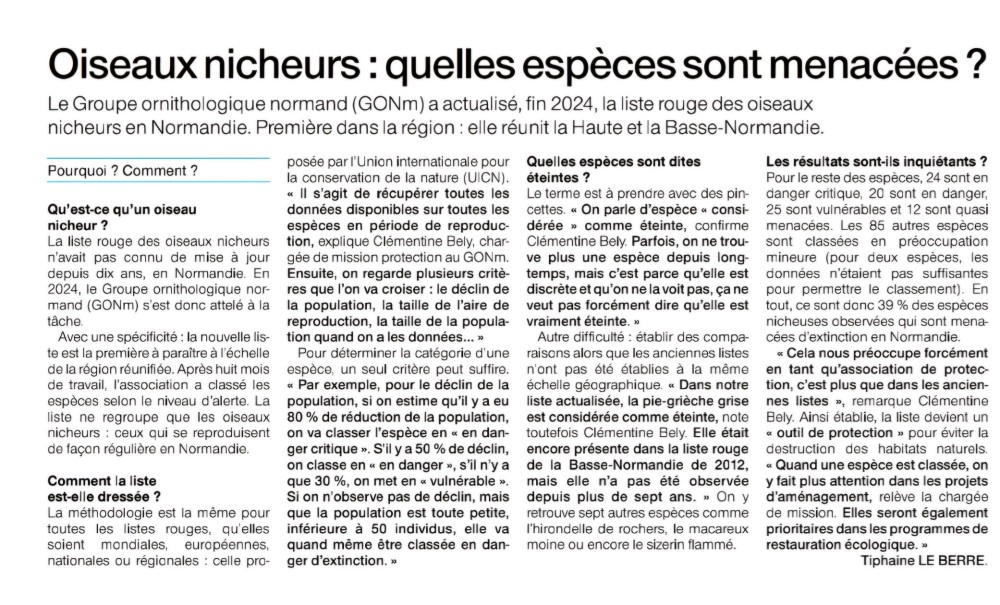 Ouest-France Normandie 20250215