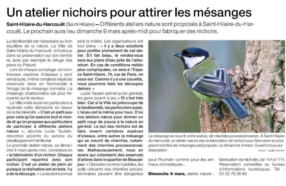 Ouest-France , ed du 8 mars 2025, sud Manche