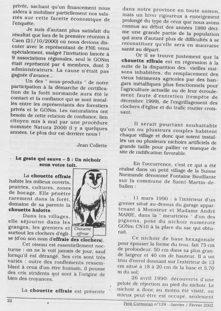 PC 129.jpeg (543.07 Kio) Vu 6713 fois PC 129, le nichoir à effraie