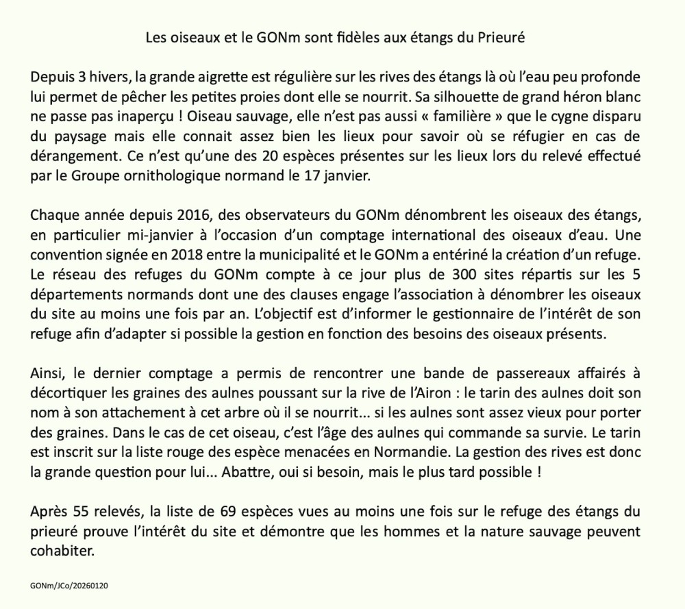 20260120- St Hilaire refuge.jpg (595.25 Kio) Vu 11323 fois Texte envoyé à la presse