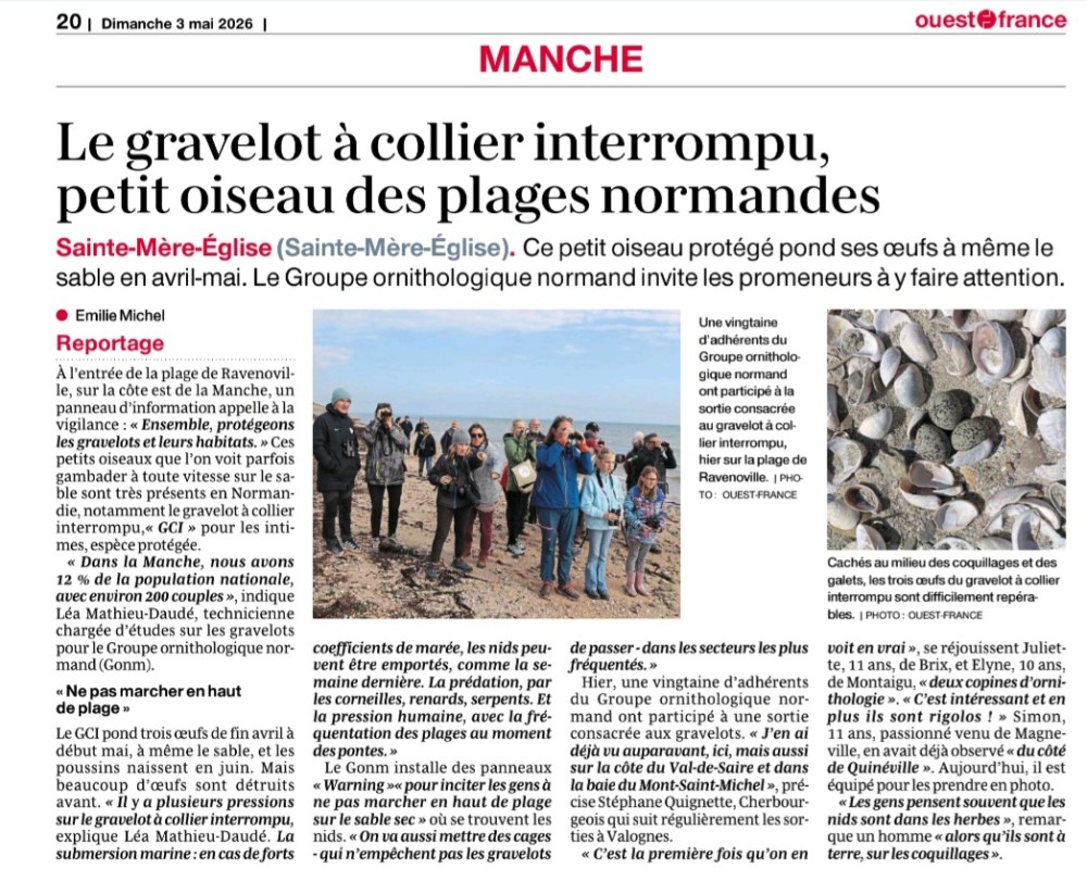 Ouest-France Dimanche page Manche 20260503