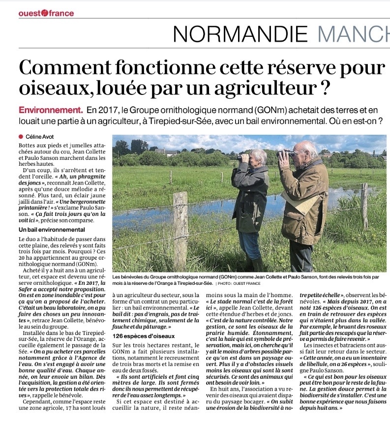 Ouest-France page région Normandie/Manche; 19 mai 2026<br />L'essentiel est dit...