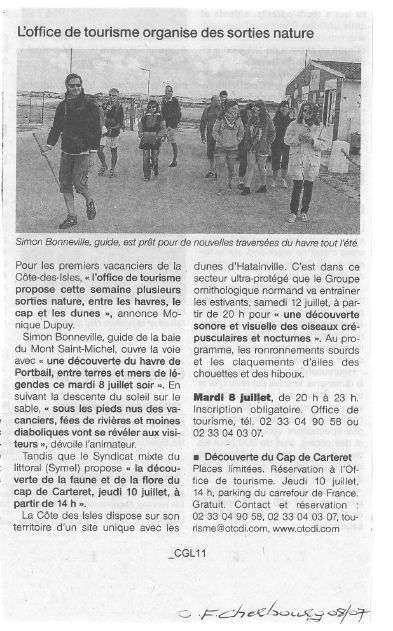 Ouest-France du 8 juillet 2014