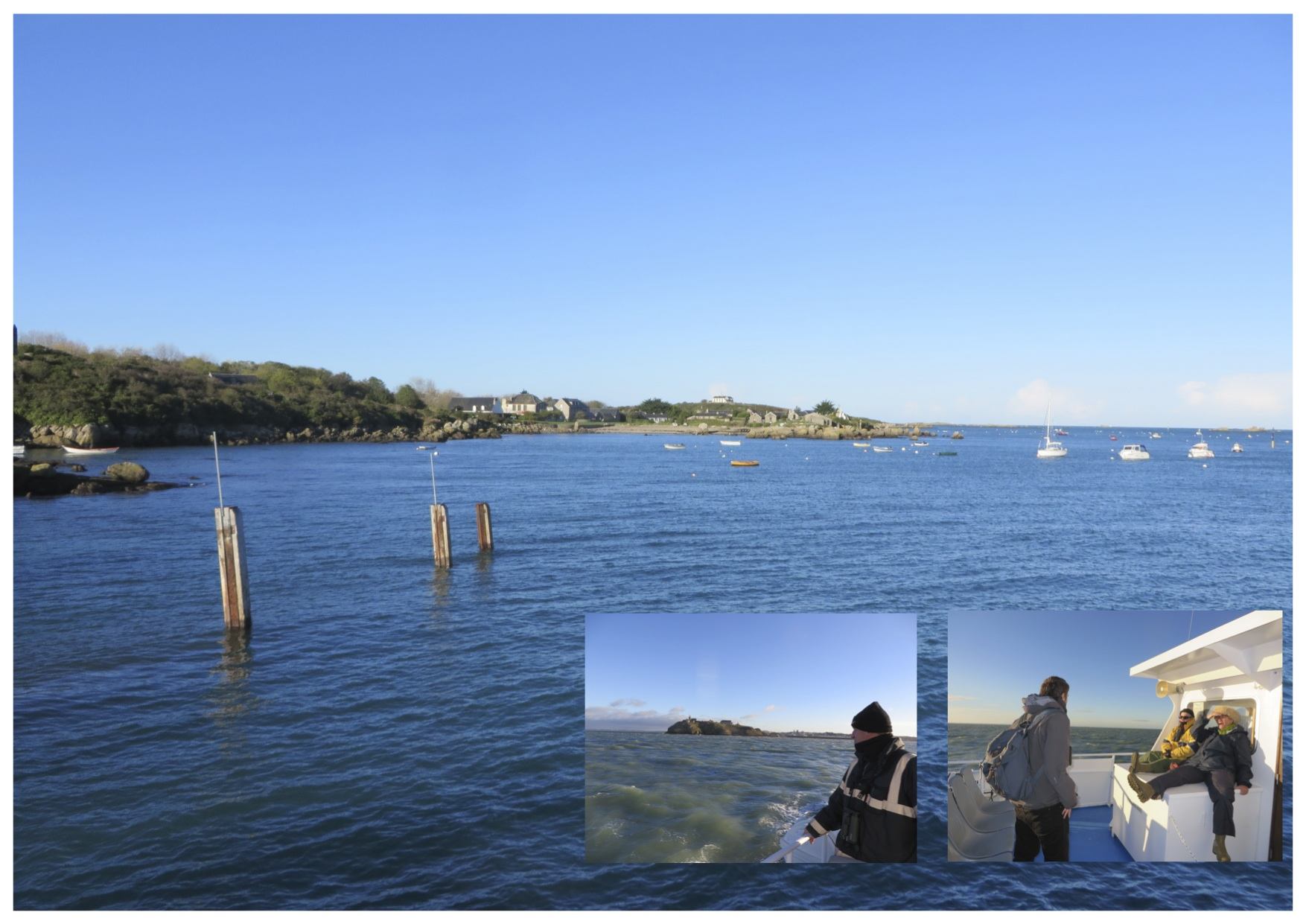 Arrivée à Chausey