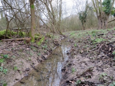 Ruisseau des Echaudés en cours de restauration