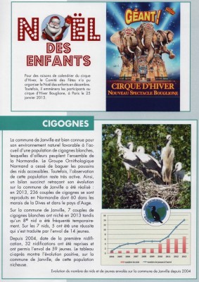 Article sur les cigognes de Janville