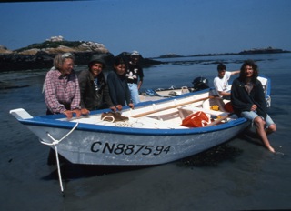 Lancement du Bec-Scie-Avril 1995 (Photo David Grémillet)