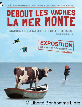 Affiche de l'exposition "Debout les vaches ..."