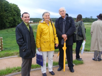 Les ornithos présents lors de l'inauguration : Sylvain Ernou, Véronique Lavorel et Jean Collette