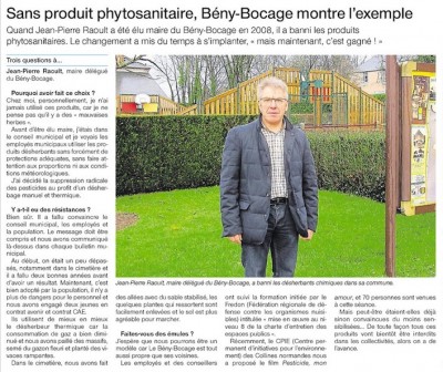 Article publié dans le quotidien Ouest-France, édition du 10 février 2016.