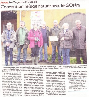 Presse de la Manche 13 mars 2016