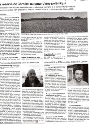 Carolles : le débat dans Ouest-France.