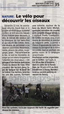 La Gazette de la Manche 25 mai 2016