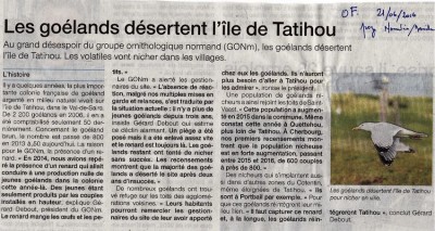 Ouest-France du 21 juin 2016