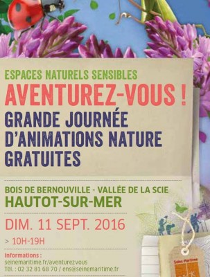 Affiche de la fête des espaces sensibles.