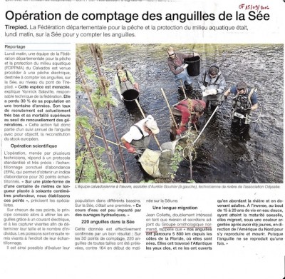 Article de Ouest-France du 14/09/2016