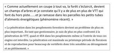 Des forestiers confrontés aux gestes indélicats du public dont des pratiquants de sport.