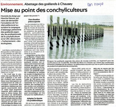 Presse de la Manche 21 juin 2017