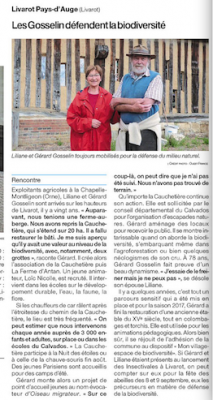 Ouest-France Pays d'Auge<br />25 juillet 2017