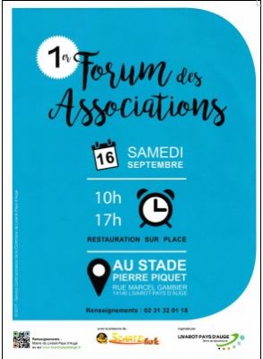 Affiche du forum des associations de Livarot