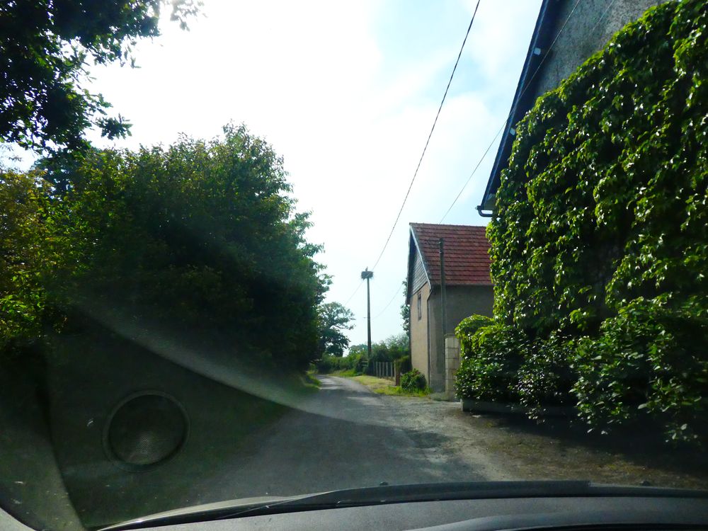 Vue de la voiture.