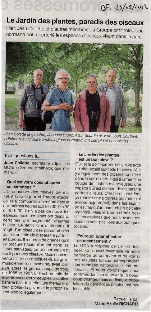 Ouest-France 23 mai 2018