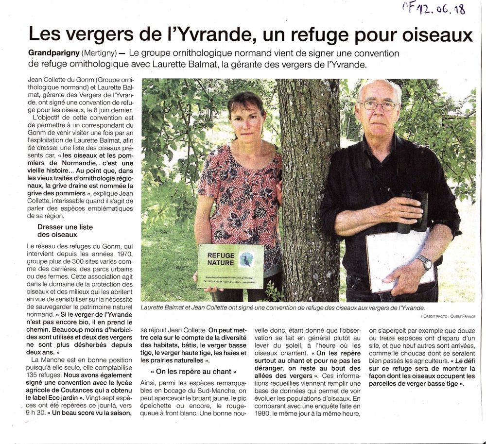 Ouest-France 12 juin 2018