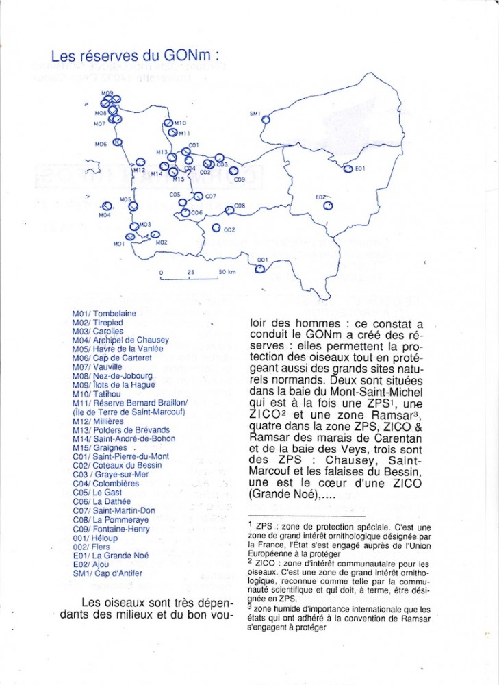 En profiter pour se familiariser avec des sigles importants pour les oiseaux européens!