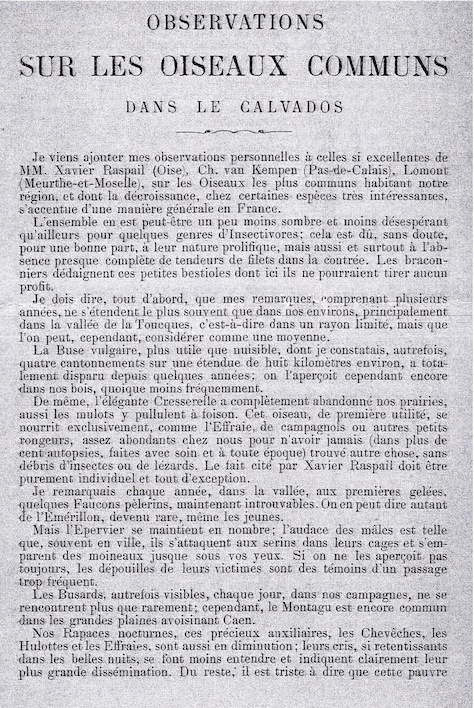 Page 1 - Plaidoyer pour les rapaces...