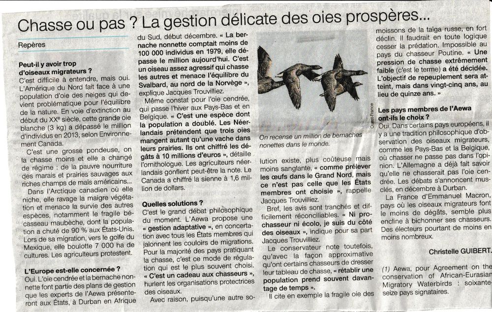 Ouest-France 20-21 octobre 2018