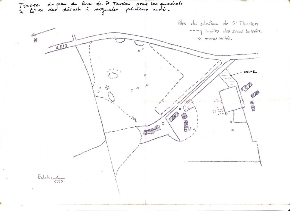 Fond de carte destiné à l'entrainement à la technique des quadrats