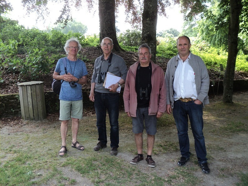 Jacques Bruno, Jean Collette, Alain Sourdin et Jean-Louis Boudant ont participé à cette démonstration le 22 mai 2018.