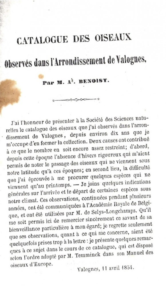 page 231 : commentaire préliminaire<br />Mém. Soc. Sci. nat. Cherbourg, 2, 231-240.