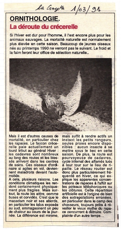 La Gazette de la Manche, 1er mars 1991