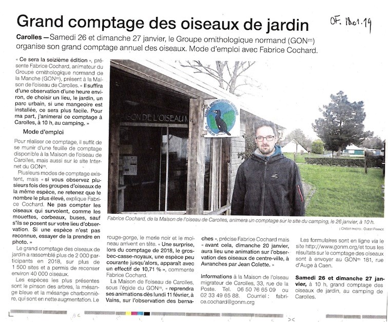 Ouest-France le 18_01_2019