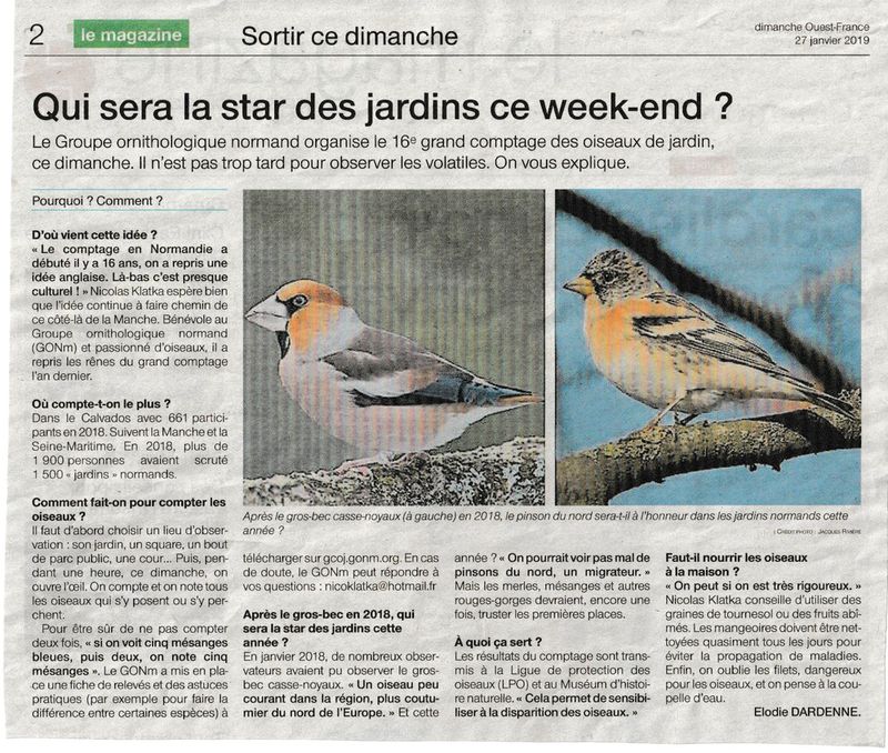 Ouest-France dimanche_27_01_2019