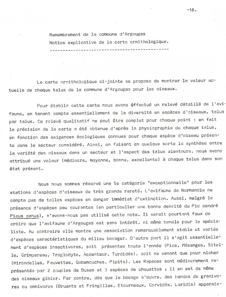 &quot;... une bonne densité du pic cendré&quot;... mais l'espèce n'entre pas dans la catégorie &quot;exceptionnelle&quot;. 25 ans plus tard, la messe est dite!