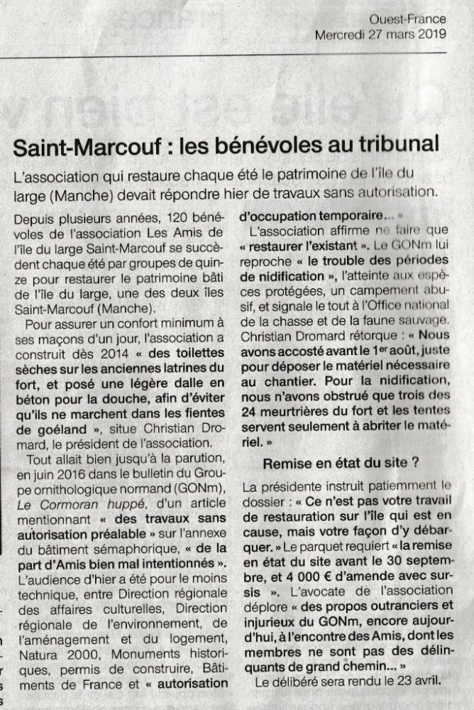 Ouest-France 27/03/2019
