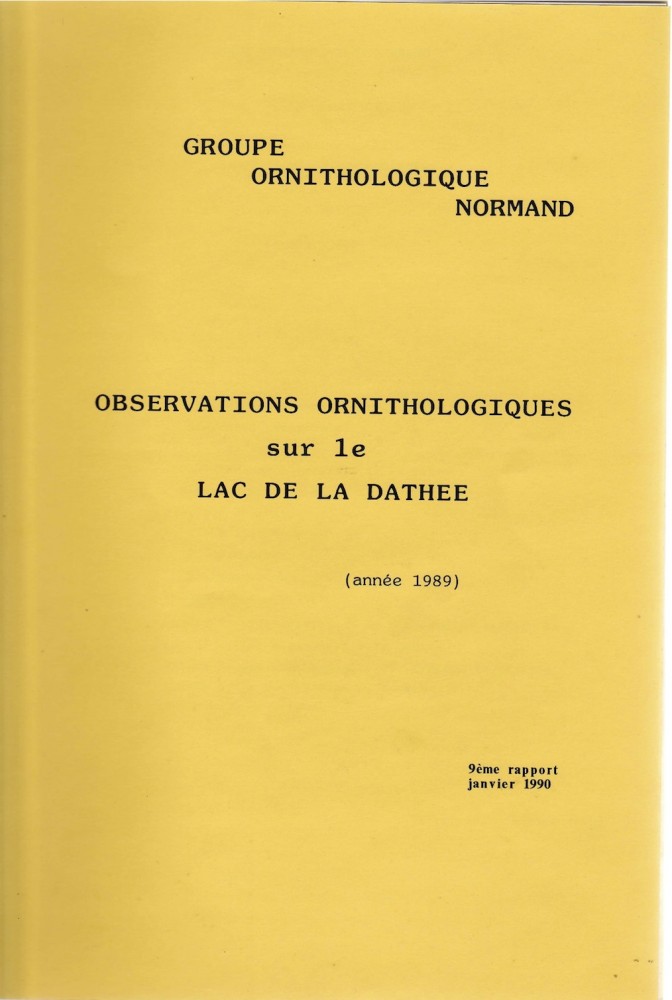 Bilan de l'année 1989.<br />Rapport publié en janvier 1990