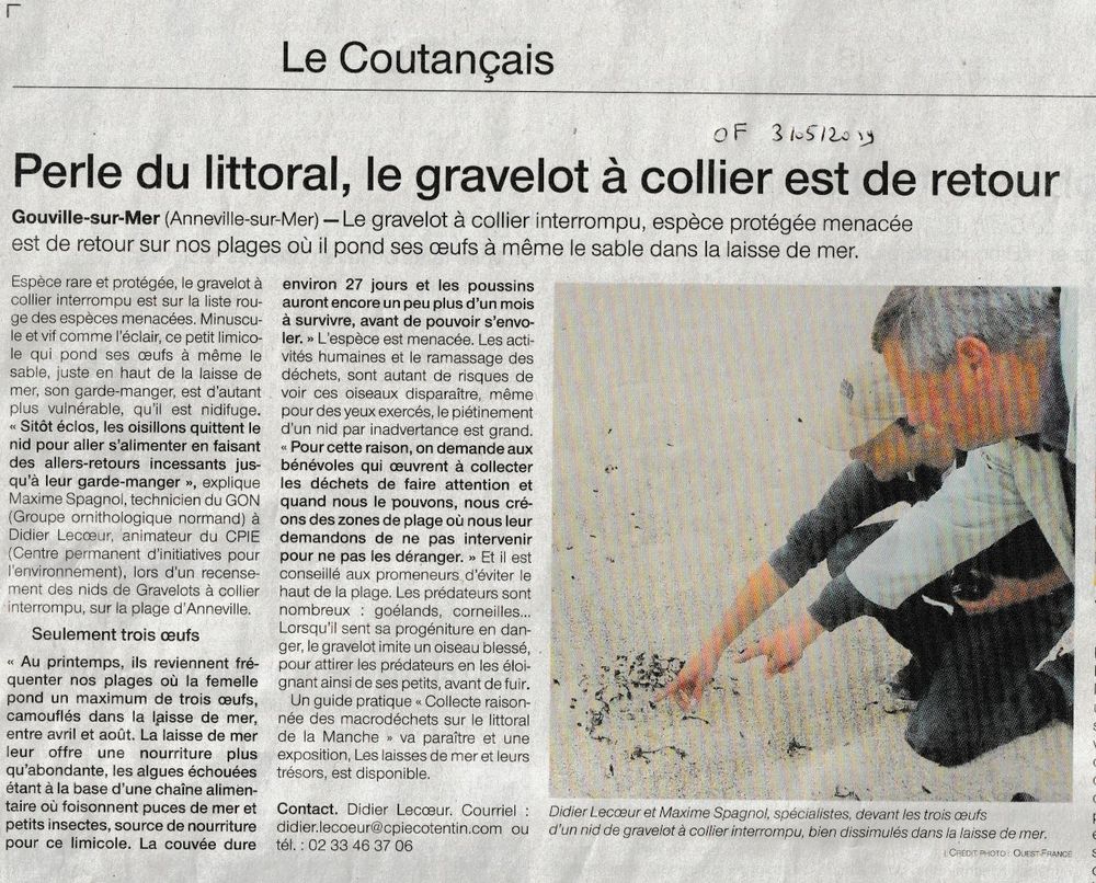 Ouest-France 03/05/2019