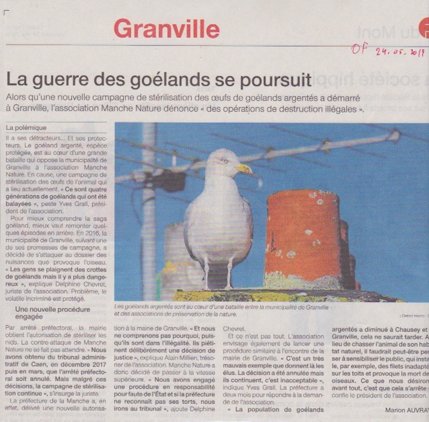 Ouest-France, 24 mai 2019