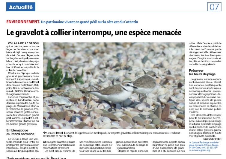 La Presse de la Manche avril 2019