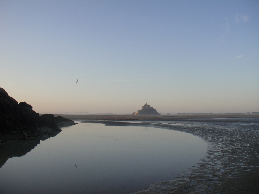 pointe ouest vers le Mont Saint Michel.JPG