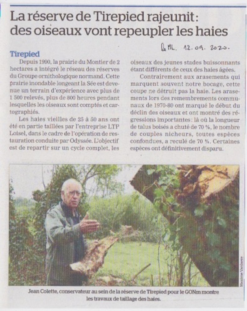 Numériser.jpeg (251.71 Kio) Vu 11321 fois Article publié par la Manche libre, édition du 12 septembre 2020