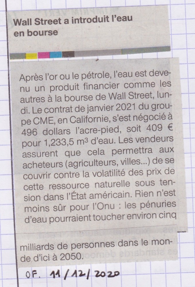 20201211 - eau - OF.jpeg (241.44 Kio) Vu 6491 fois Ouest-France, édition du 11 décembre 2020