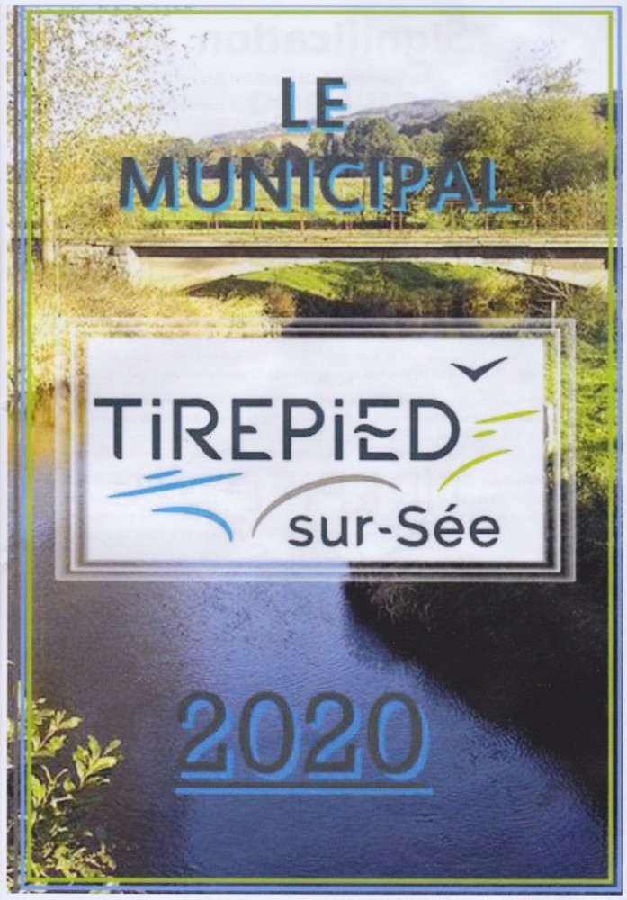 couverture du bulletin municipal de Tirepied-sur-Sée, 2020, parution janvier 2021.