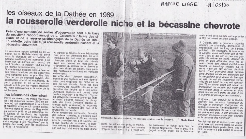 1.jpg (390.94 Kio) Vu 8025 fois Le journaliste virois de la Manche libre, Pascal Binet, avait depuis le début rendu compte de nos activités dans ses colonnes.<br />Non sans humour...